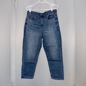 size 10 extra short american eagle mom jeans